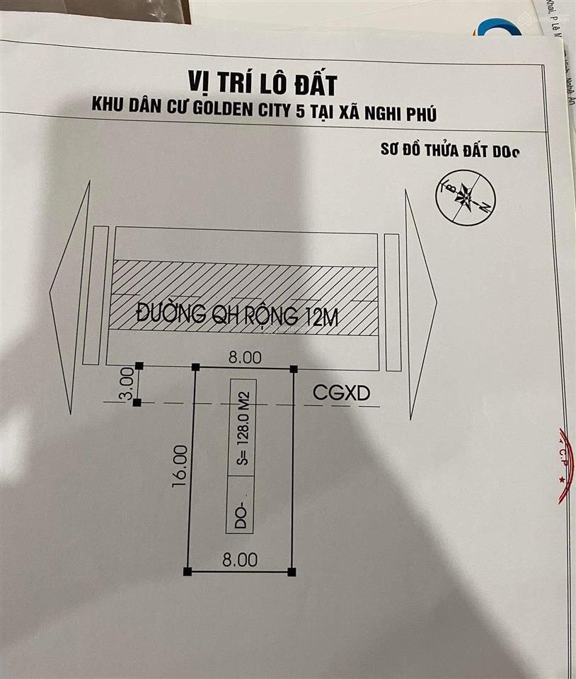 Bán đất đối diện bệnh viện ba lan mới lối 2 đường đại lộ xô viết nghệ tĩnh, giá đầu tư hạ tầng đẹp
