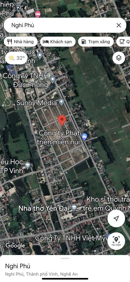 Bán đất đấu giá xóm 5, nghi phú đường rộng 16m hướng tây nam giá tốt đất cực đẹp hạ tầng đẹp