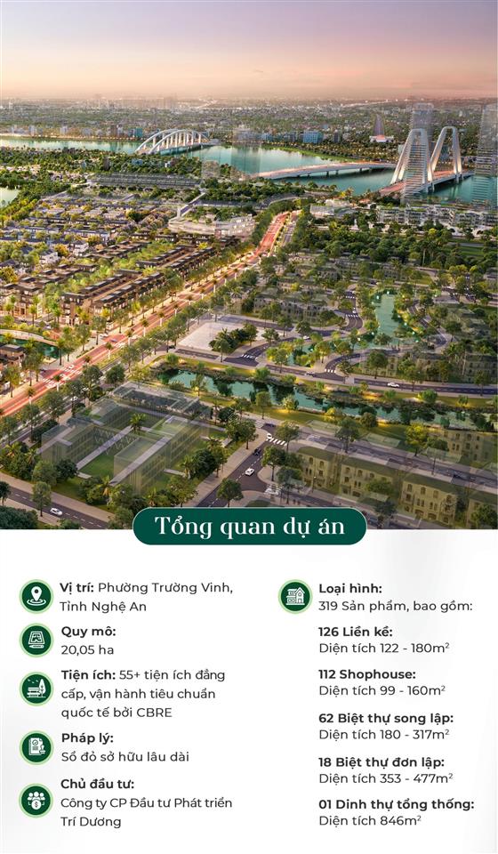 Ra mắt khu đô thị cao cấp the sensia  trí dương tại phường trường vinh với nhiều ưu đãi cực kỳ tốt