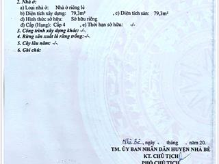 Bán nhà 108m2, đường lê văn lương, phước kiển, nhà bè 5,2 x 22m giá 5,2 tỷ hxh 6m ht bank