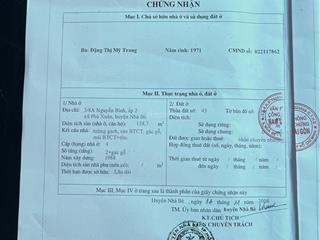 Bán nhà, đường huỳnh tấn phát, xã phú xuân, huyện nhà bè, 71,5m2 dt 4,2m nh 6,1m x 13m, giá 4,39tỷ