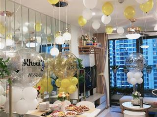 Bán gấp căn 2n1wc full đồ đẹp view thoáng, hướng đông nam vinhomes smart city 4.x tỷ