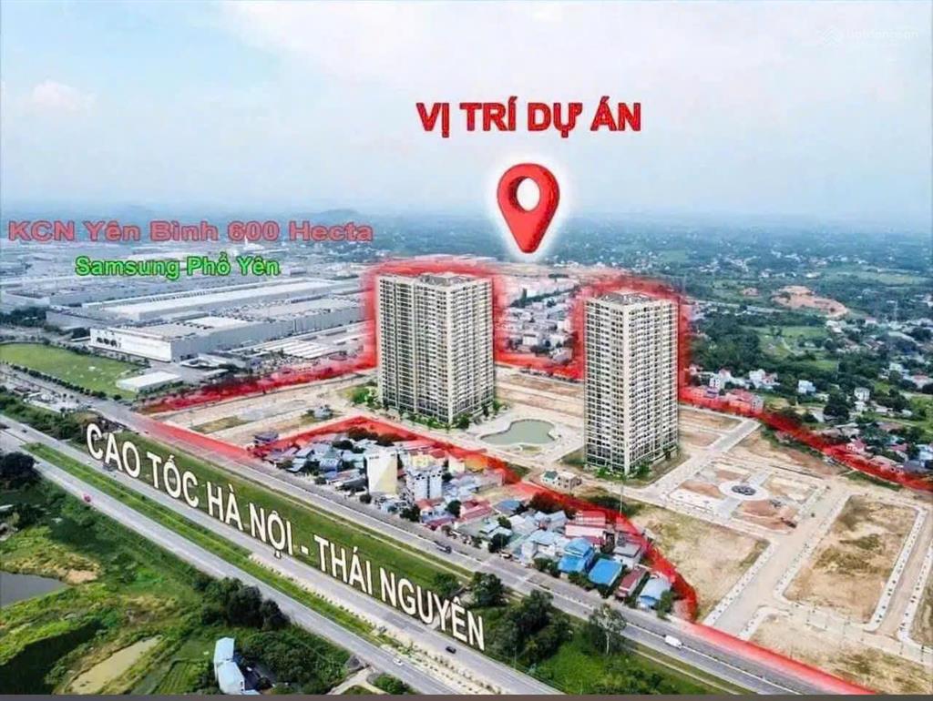 Bán 2pn 62m2 trục căn 29 tầng đẹp view hồ yên bình complex thái nguyên