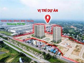 Bán 2pn 62m2 trục căn 29 tầng đẹp view hồ yên bình complex thái nguyên