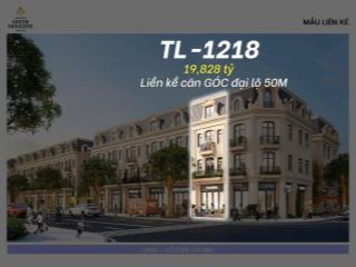 Shophouse 2 mặt tiền Vinhomes Cần Giờ Khu A 100m, kế góc bao đẹp 