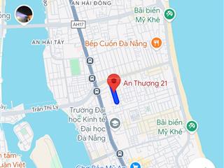 Bán đất mặt tiền đường an thượng 21, mỹ an, ngũ hành sơn, đà nẵng, 10,x tỷ