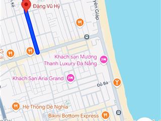 Lô đất duy nhất mặt tiền đặng vũ hỷ122m2 sát biểnsát nguyễn văn thoại14,x tỷ