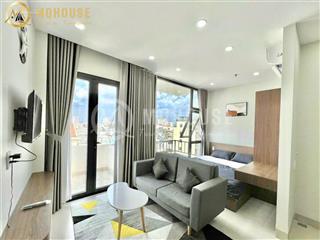 Studio bancol xinh xinh  nhà mới, thang máy, tiện nghi hết nấc  gần điện biên phủ