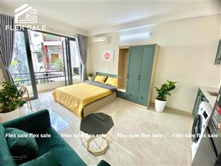 Cho thuê studio bancol 40m2  nội thất hiện đại, máy giặt riêng, khu an ninh  ngay phan đăng lưu