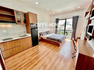 Căn hộ studio 40m2  bancol chill | nội thất hiện đại, tone gỗ sang trọng | ngay phan xích long