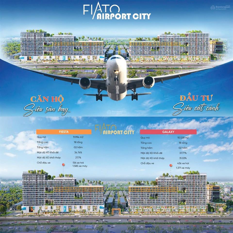 Fiato airport city căn hộ cao cấp ngay cổng chính sân bay quốc tế long thành