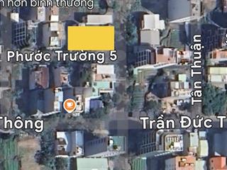 Bán lô gốc 2 mt đường đinh đạt  phước trường 5 , diện tích 164m2 ngang 10m  hướng đông, gần biển