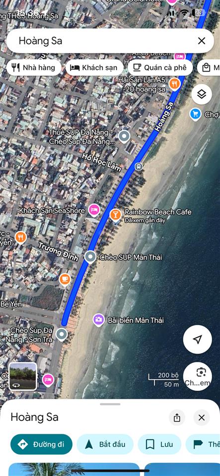 Độc quyền bán ! mặt tiền đường hoàng sa , diện tích 225m2 ngang 10m , trực diện biển, giá 330tr/m2