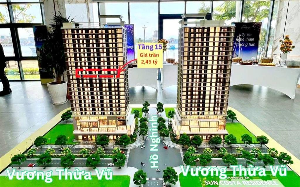 Bán đất đường hoàng bích sơn , diện tích 102.5m2 ngang 5m gần loseby xây cao tầng , giá 12tyx