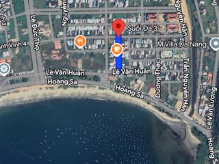 Gia đình ! bán lô đất đường suối đá 3  90m2  ngang 5m , cách biển 50m đi bộ  7ty99