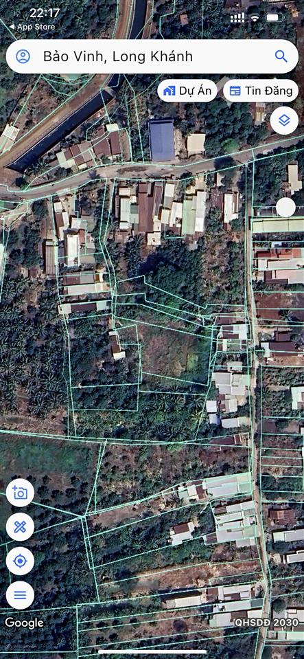 Bán đất 1092m2 sát bên tái định cư p. bảo vinh, cách chợ long khánh 800m, có 100m2 thổ cư