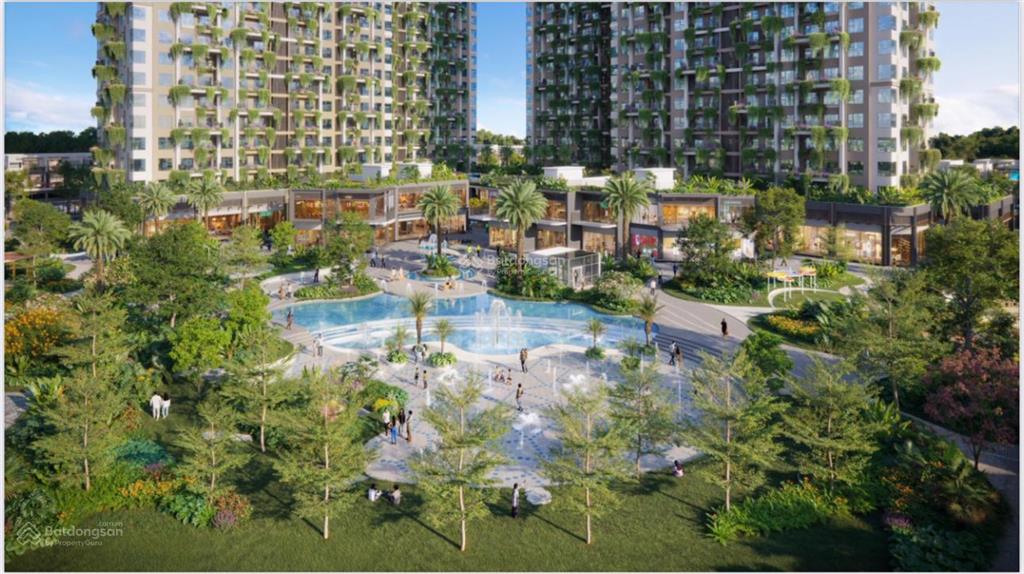 Căn hộ sân vườn mây 2pn view trực diện quảng trường ánh sáng nhạc nước + biệt thự đảo