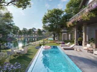 Biệt thự đảo đơn lập góc 3 mặt thoáng, view sông