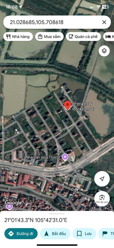 Bán đất dịch vụ Lại Yên, DT 113m2 vuông vắn, gần trục 40m giá nhỉnh 11 tỷ