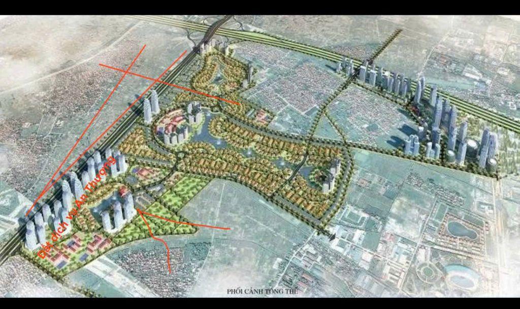 Bán đất dịch vụ An Thượng, DT 48m2-144m2, mặt liên khu 8 rộng 50m, giá đầu tư