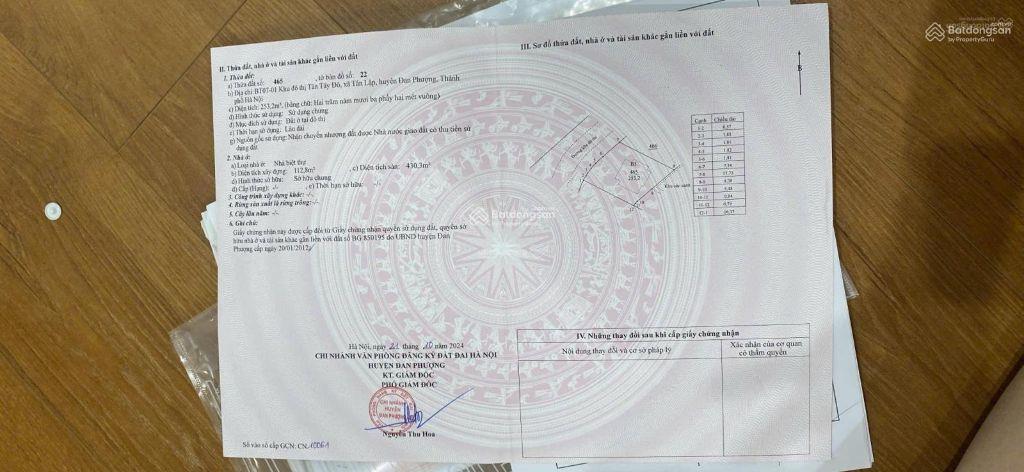 Bán biệt thự Tân Tây Đô, DT 254M2, 3 tầng giá đầu tư chỉ 29.6 tỷ