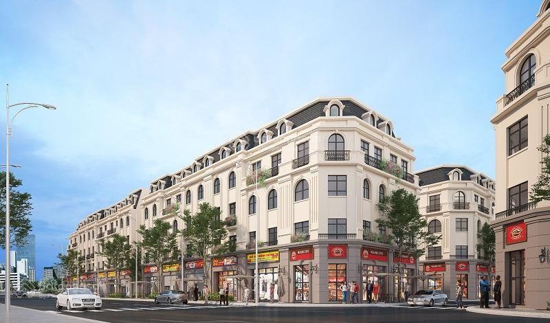 Qũy LK shophouse mặt đường Nguyễn Viết Thứ, Sơn Đồng Central, giá đầu tư