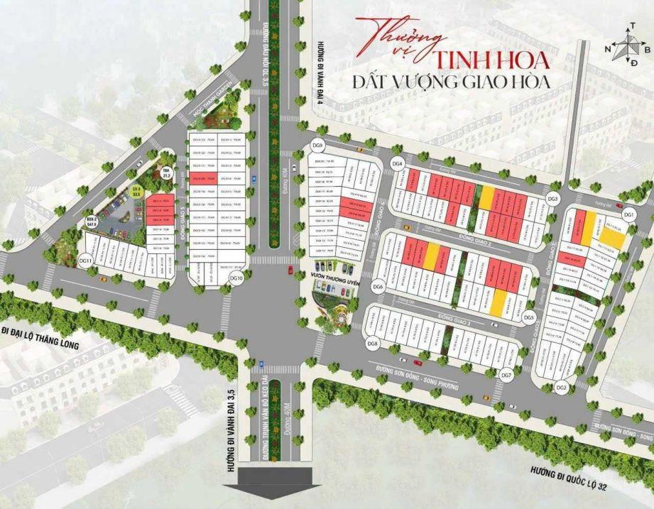 Qũy LK shophouse mặt đường Nguyễn Viết Thứ, Sơn Đồng Central, giá đầu tư