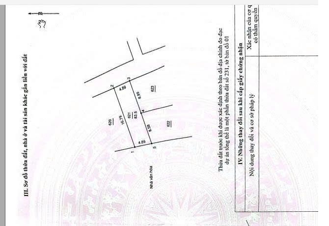 Bán đất Đắc Sở, Hoài đức, DT 84m2, mt 4.9m oto, sát chợ giá chỉ 5.3 tỷ
