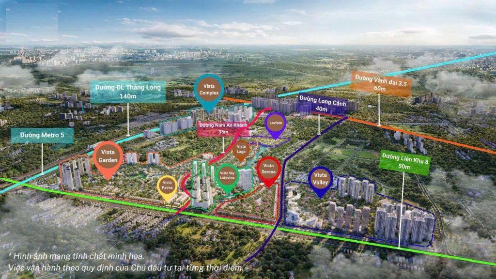 Duy nhất! Shophouse Vista Palma, DT 170m2 trung tâm Nam An Khánh, giá siêu hời chỉ 46.3 tỷ