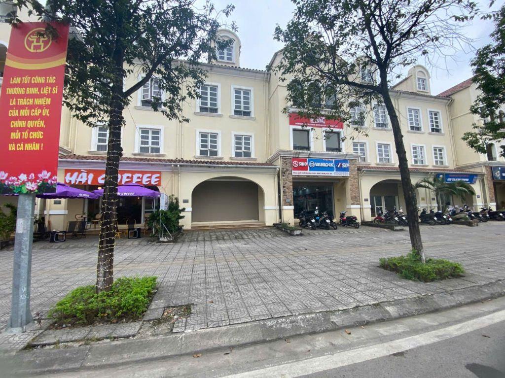 Tổng hợp căn biệt thự, shophouse DT 188-279-650m2 cho thuê tại kdt Nam An Khánh