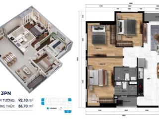 Căn hộ sông sài gòn symlife thuận an, 90m2, 3pn, 2wc, pháp lý đầy đủ