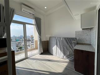 Studio vừa trống  phòng đẹp như hình  tách bếp  ban công vị trí tạ quang bửu q8  parcmall