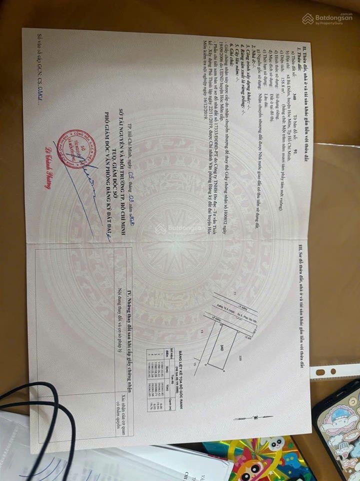 Bán đất 8x20 khu dân cư hoàn hải, gần chợ bà điểm, kcn vĩnh lộc