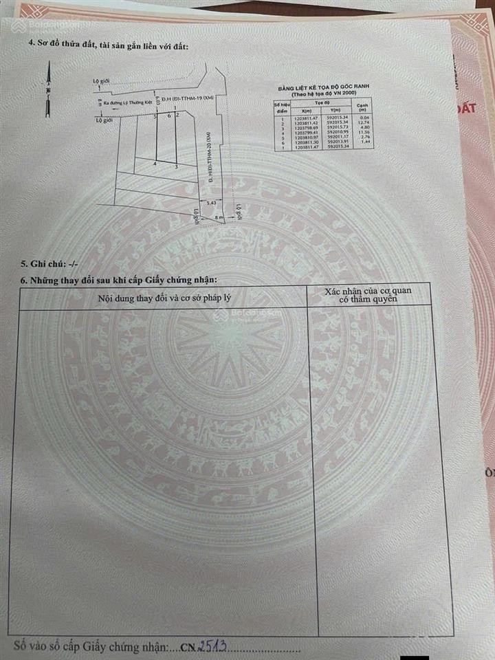 Bán đất thị trấn hóc môn 3.15 tỷ