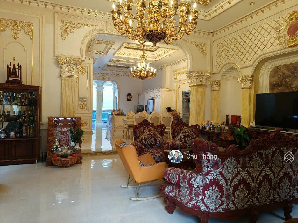 Biệt thự lâu đài duy nhất tại tân bình 2mt hầm 4 lầu thang máy 11x28 giảm ngay 6ty