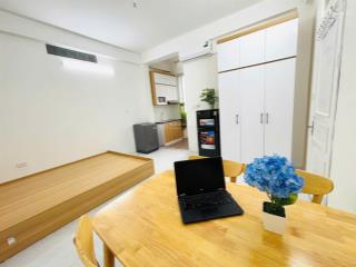 Cho thuê phòng studio khương trung  30m2, full đồ, có nhận xe điện, giá 5.5 tr/th