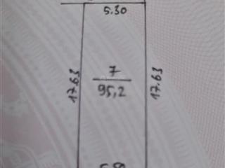 Bán đất uy nỗ  phân lô ôtô  mặt tiền 5.5m  9,5 tỷ