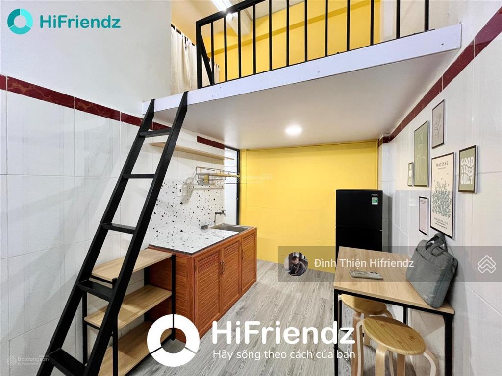 Cho thuê phòng trọ có gác  thang máy  hầm xe  pccc đảm bảo  ngay bạch đằng gần sân bay