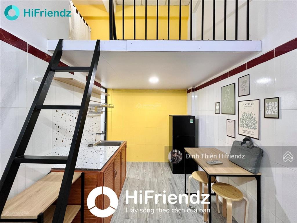 Cho thuê phòng trọ có gác  thang máy  hầm xe  pccc đảm bảo  ngay bạch đằng gần sân bay