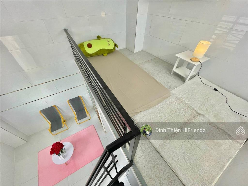 Cho thuê phòng trọ có gác ở được 4 người khu bạch đằng gần công viên gia định.  0354 176 ***