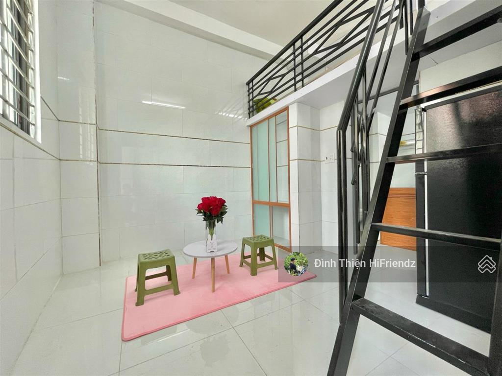 Cho thuê phòng trọ có gác ở được 4 người khu bạch đằng gần công viên gia định.  0354 176 ***