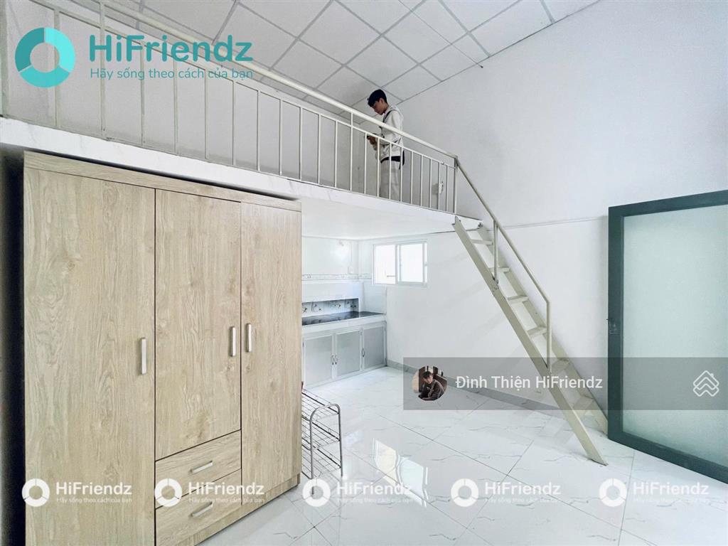 Cho thuê phòng trọ có gác cao 1m8  không giới hạn người  gần ueh / bách khoa ngay trần văn quang