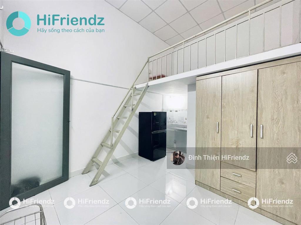 Cho thuê phòng trọ có gác cao 1m8  không giới hạn người  gần ueh / bách khoa ngay trần văn quang