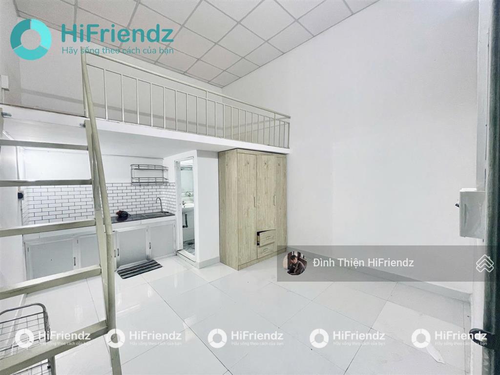 Cho thuê phòng trọ có gác cao 1m8  không giới hạn người  gần ueh / bách khoa ngay trần văn quang