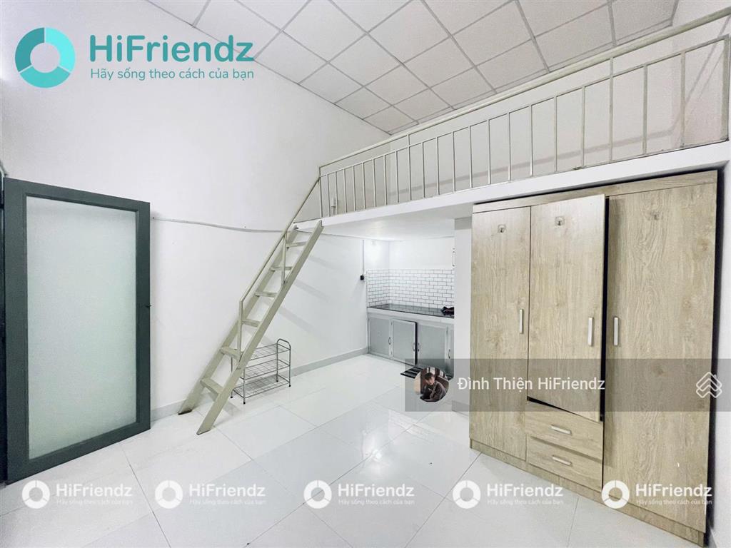 Cho thuê phòng trọ có gác cao 1m8  không giới hạn người  gần ueh / bách khoa ngay trần văn quang