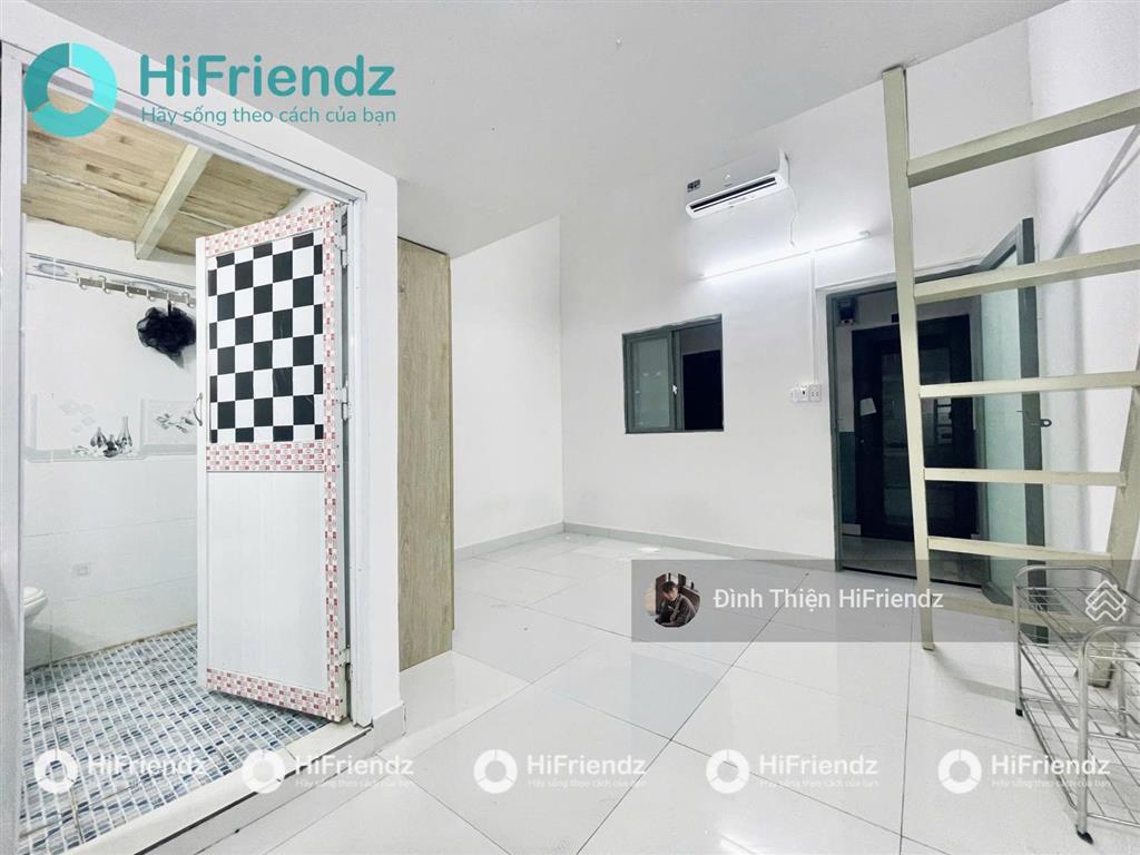 Cho thuê phòng trọ có gác cao 1m8  không giới hạn người  gần ueh / bách khoa ngay trần văn quang