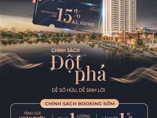Bán căn hộ view sông cao cấp, ful nội thất, tặng 1 lượng vàng sjc, chỉ từ 66tr/m2, tại nhà bè