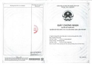 Qsdđ thửa đất số 526, tờ bản đồ số 18, suối cam, tiến thành, thành phố đồng xoài, tỉnh bình phước