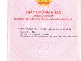 Qsdđ thửa đất số 484, 500, 501, 502 tbđ số 1 tại xã suối cát, huyện cam lâm, tỉnh khánh hòa
