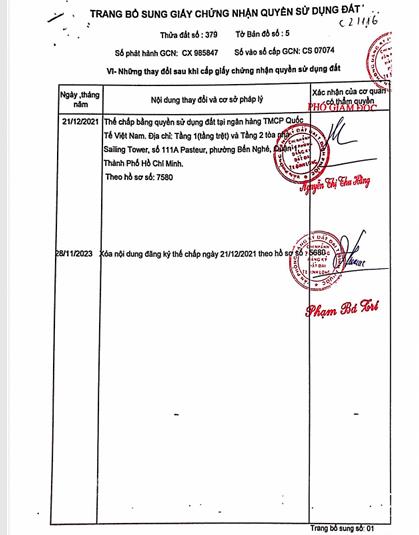 Qsdđ thửa đất số 379, tbđ 5, ấp thanh kiều, xã thanh lương, thị xã bình long, tỉnh bình phước